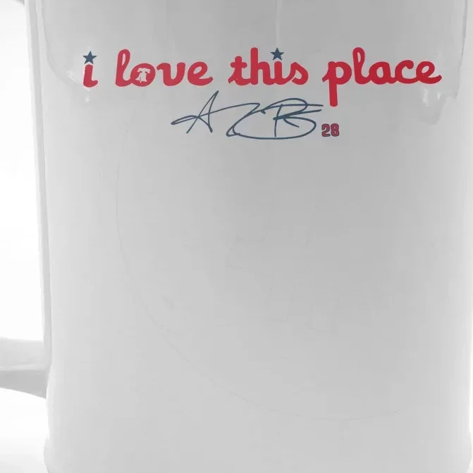 I Love This Place Front & Back Beer Stein