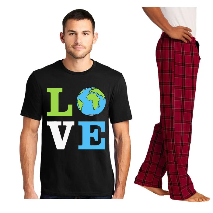 I LOVE The Earth Earth Day Gift Pajama Set