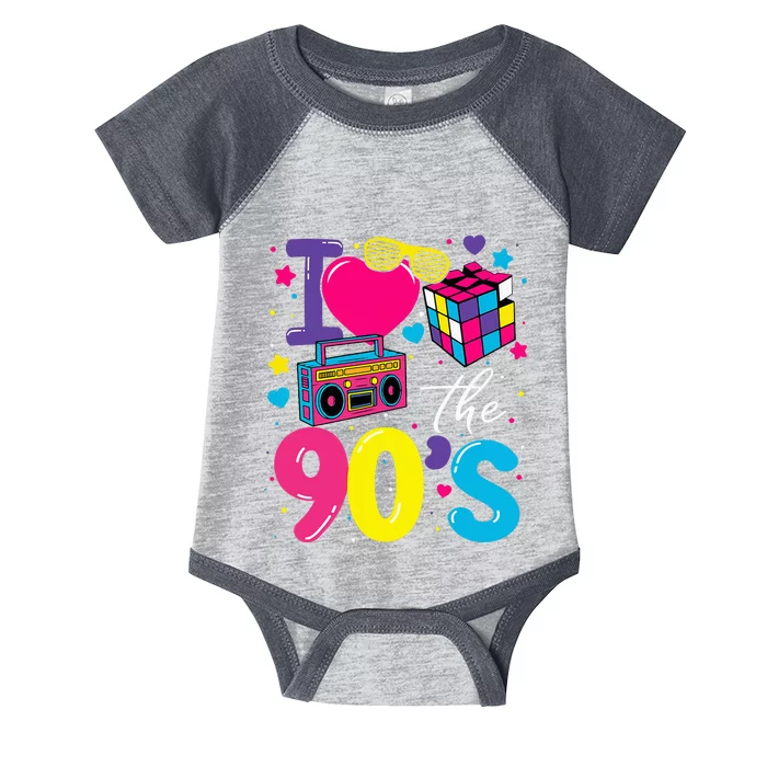 I Love The 90S Retro 90s Costume Party Infant Baby Jersey Bodysuit