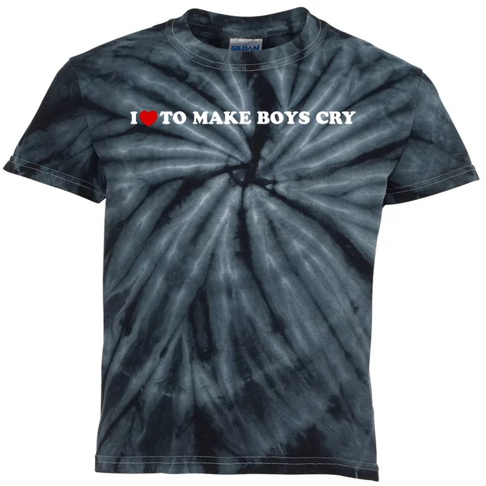 I Love To Make bo'ysCry Kids Tie-Dye T-Shirt