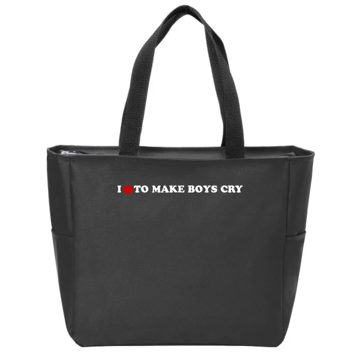 I Love To Make bo'ysCry Zip Tote Bag