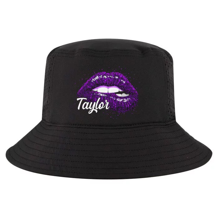 I Love Taylor Lips Funny Taylor Cool Comfort Performance Bucket Hat