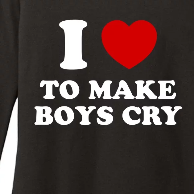 I Love To Make bo'ys Cry Womens CVC Long Sleeve Shirt