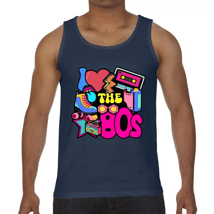 I Love The 80s Retro Cool Comfort Colors® Tank Top