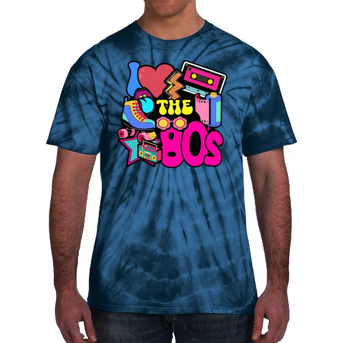 I Love The 80s Retro Cool Tie-Dye T-Shirt