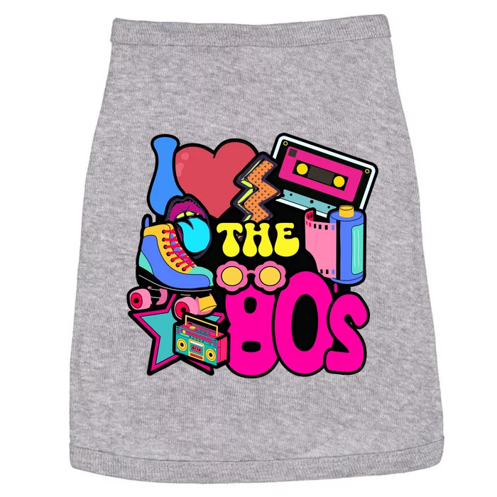 I Love The 80s Retro Cool Doggie Tank