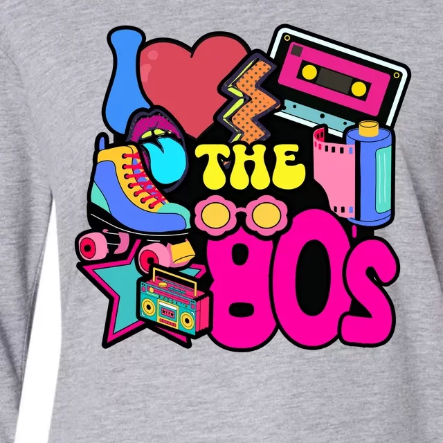 I Love The 80s Retro Cool Womens Cotton Relaxed Long Sleeve T-Shirt