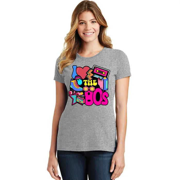 I Love The 80s Retro Cool Women's T-Shirt