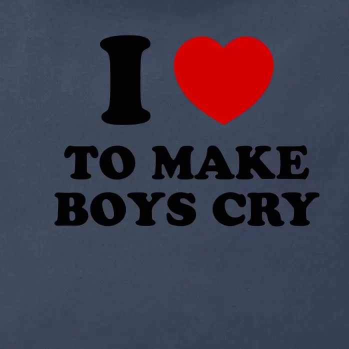 I Love To Make bo'ys Cry Zip Tote Bag