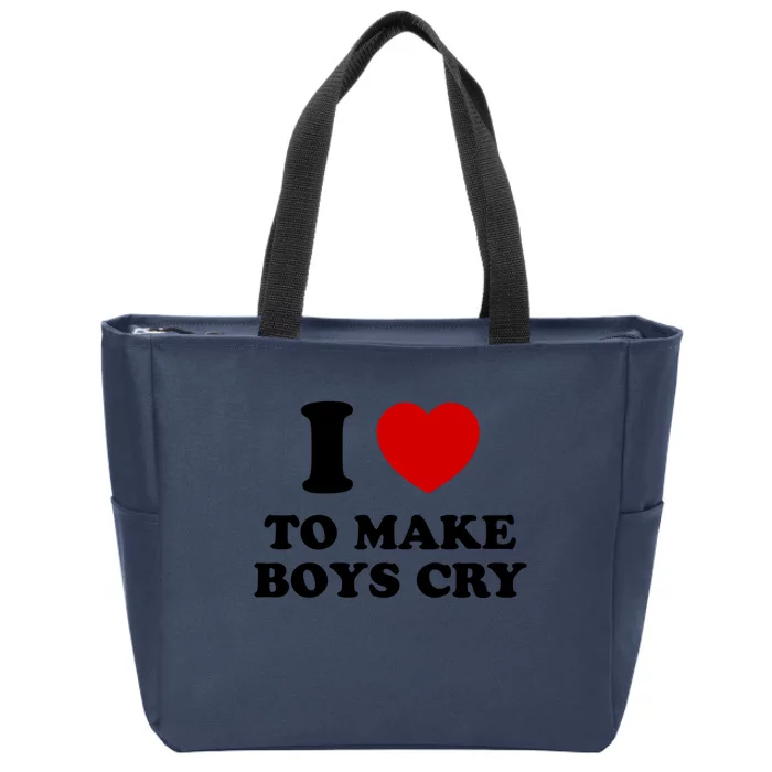 I Love To Make bo'ys Cry Zip Tote Bag