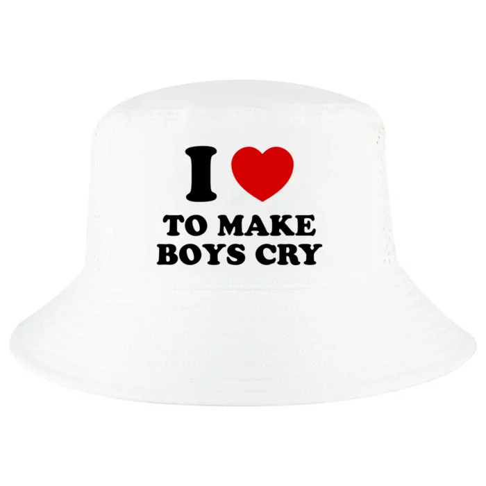 I Love To Make bo'ys Cry Cool Comfort Performance Bucket Hat