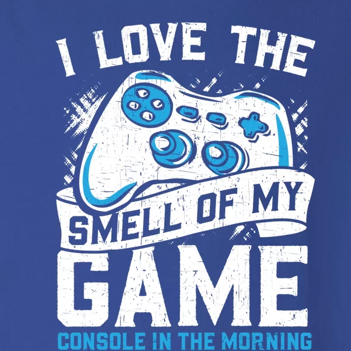 I Love The Smell Of My Game Console In The Morning Cute Gift Toddler Long Sleeve Shirt