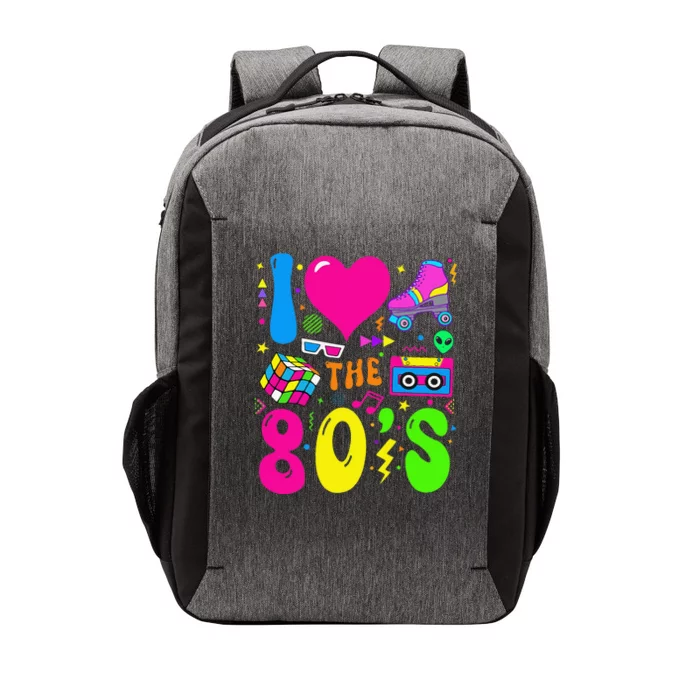 I Love The 80S Party 1980s Themed Costume 80s Theme Outfit Vector Backpack