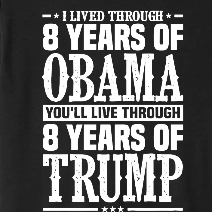 I Lived Through 8 Years Of Obama Youll Live Through 8 Years Of Trump ChromaSoft Performance T-Shirt