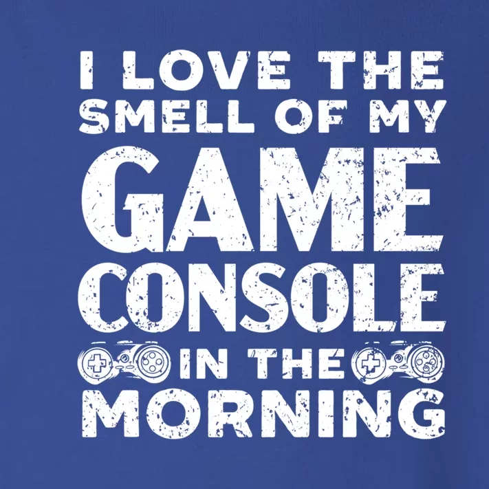 I Love The Smell Of My Game Console In The Morning Funny Gift Toddler Long Sleeve Shirt