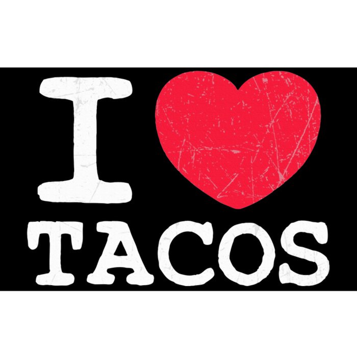 I Love Tacos Bumper Sticker