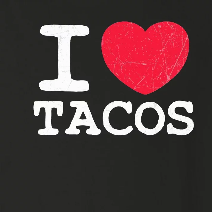 I Love Tacos Toddler Long Sleeve Shirt