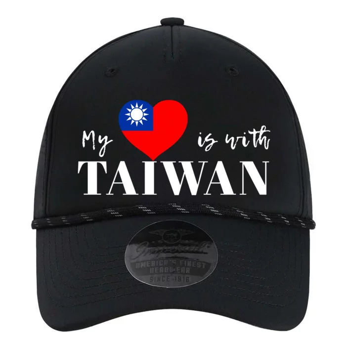 I Love Taiwan Flag Taiwanese Pride I Stand With Taiwan Heart Cute Gift Performance The Dyno Cap