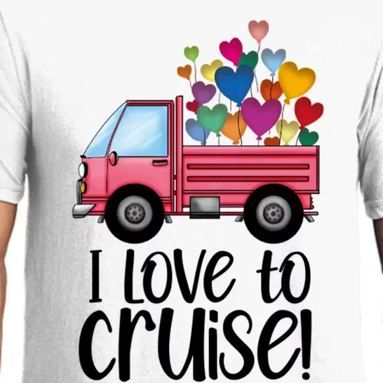 I Love To Cruise Valentines Day Honeymoon Couples Matching Great Gift Pajama Set