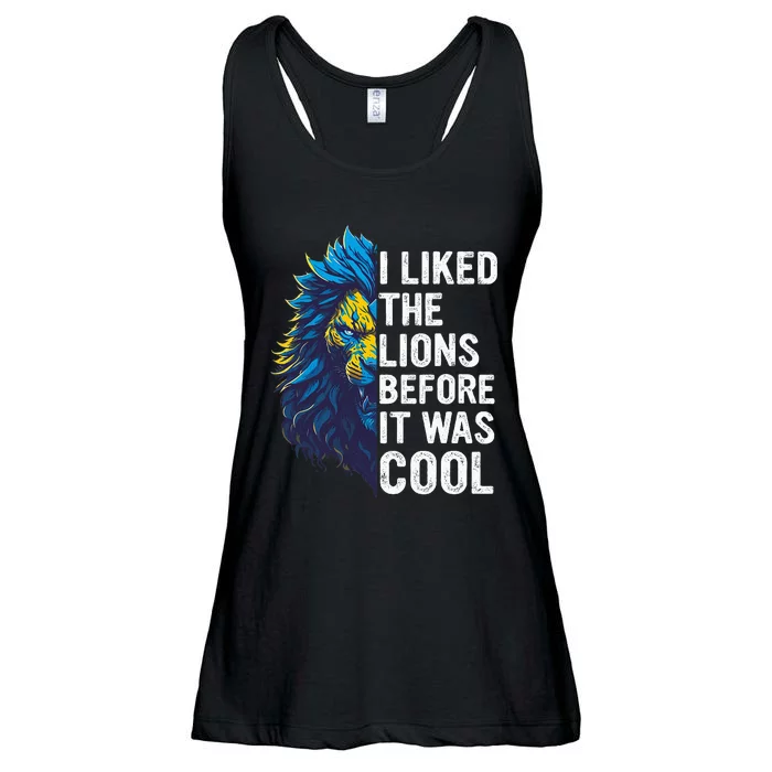 I Liked The Lions Before It Was Cool Ladies Essential Flowy Tank