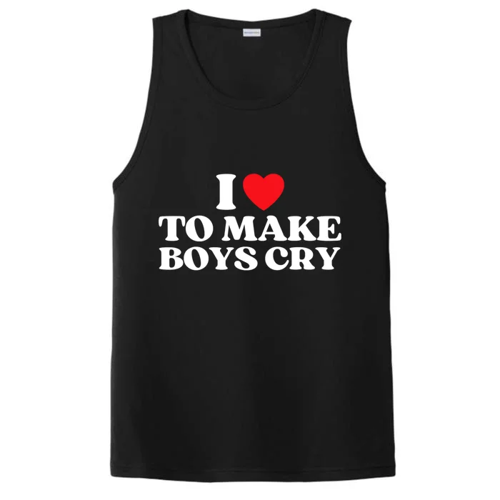 I Love To Make Bo'ys Cry Performance Tank