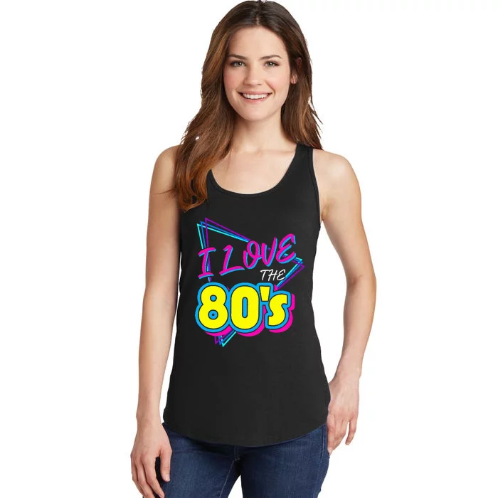 I Love the 80's I Love the 80s funny birthday Ladies Essential Tank