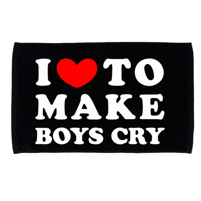 I Love To Make Bo'y Cry Funny Quote Microfiber Hand Towel