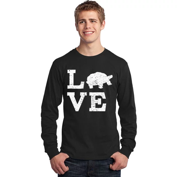 I Love Turtles Tortoises Tall Long Sleeve T-Shirt