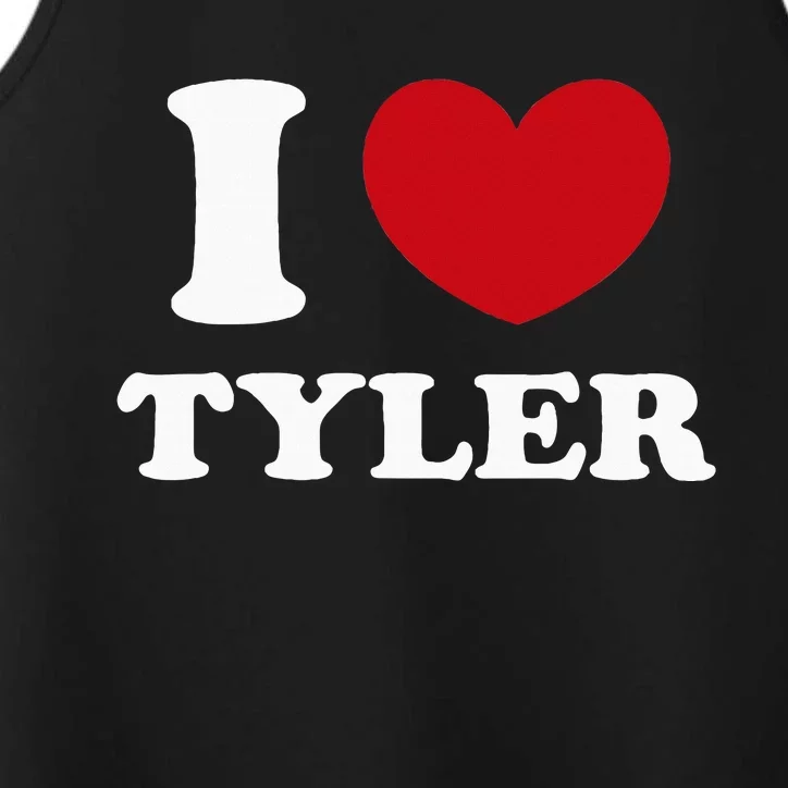 I Love Tyler Performance Tank