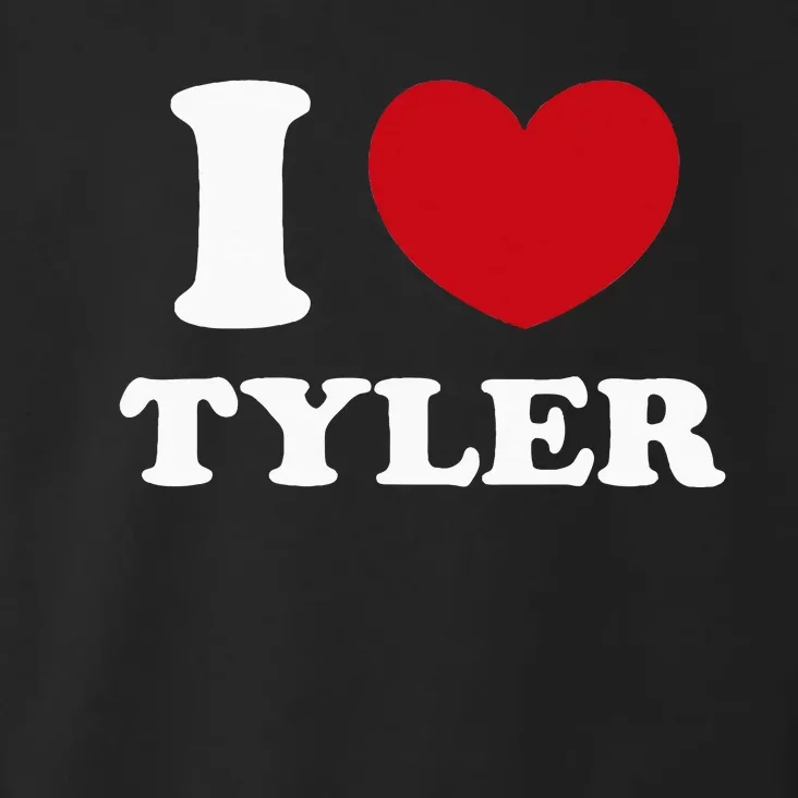 I Love Tyler Toddler Hoodie