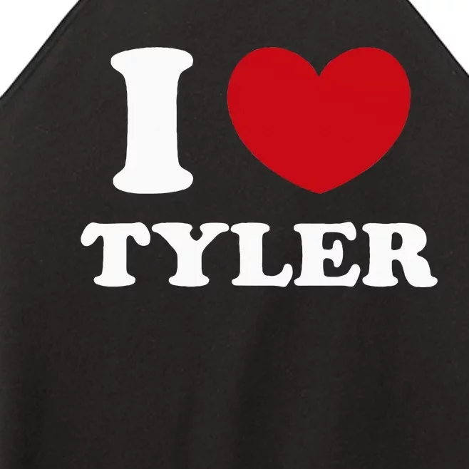 I Love Tyler Women’s Perfect Tri Rocker Tank