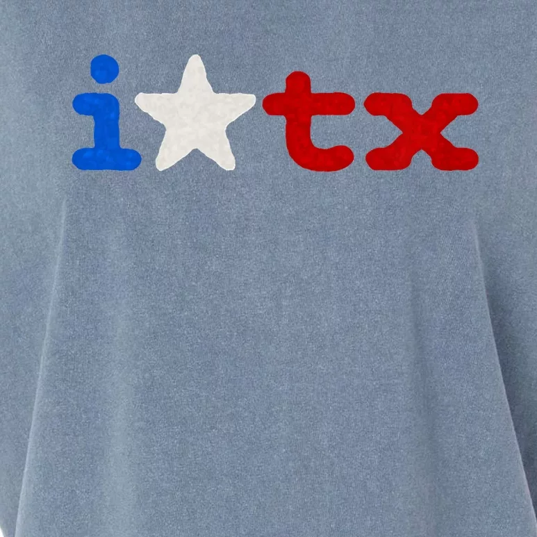 I Love Texas Garment-Dyed Women's Muscle Tee