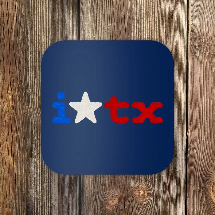 I Love Texas Coaster