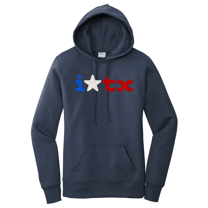 I Love Texas Women's Pullover Hoodie