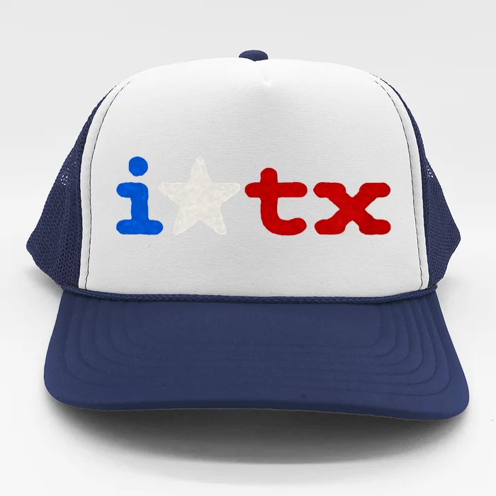 I Love Texas Trucker Hat