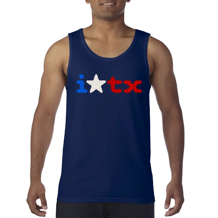 I Love Texas Tank Top