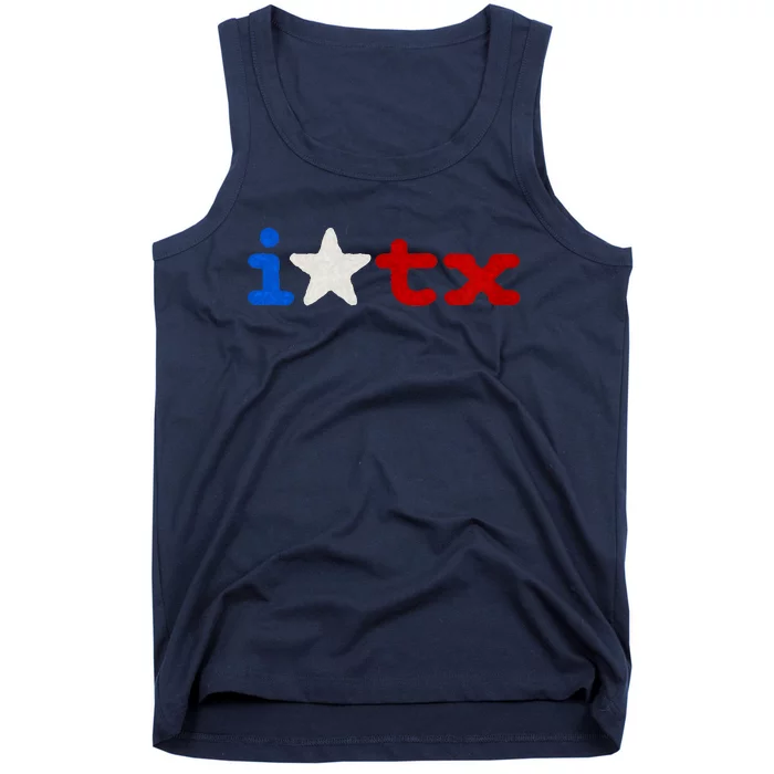 I Love Texas Tank Top