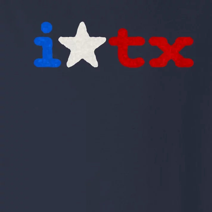 I Love Texas Toddler Long Sleeve Shirt