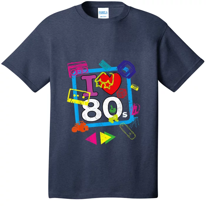 I love The 80'S - I Heart The 80s Vintage Eighties Clothing T-Shirt