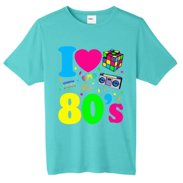 I Love The 80s Clothes Party Funny ChromaSoft Performance T-Shirt