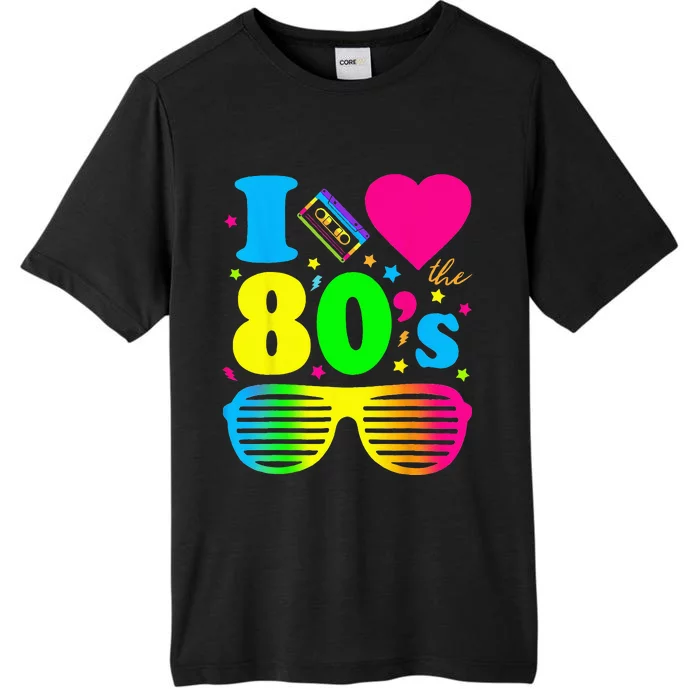 I Love The 80s Clothes For Women And Men Party Funny ChromaSoft Performance T-Shirt