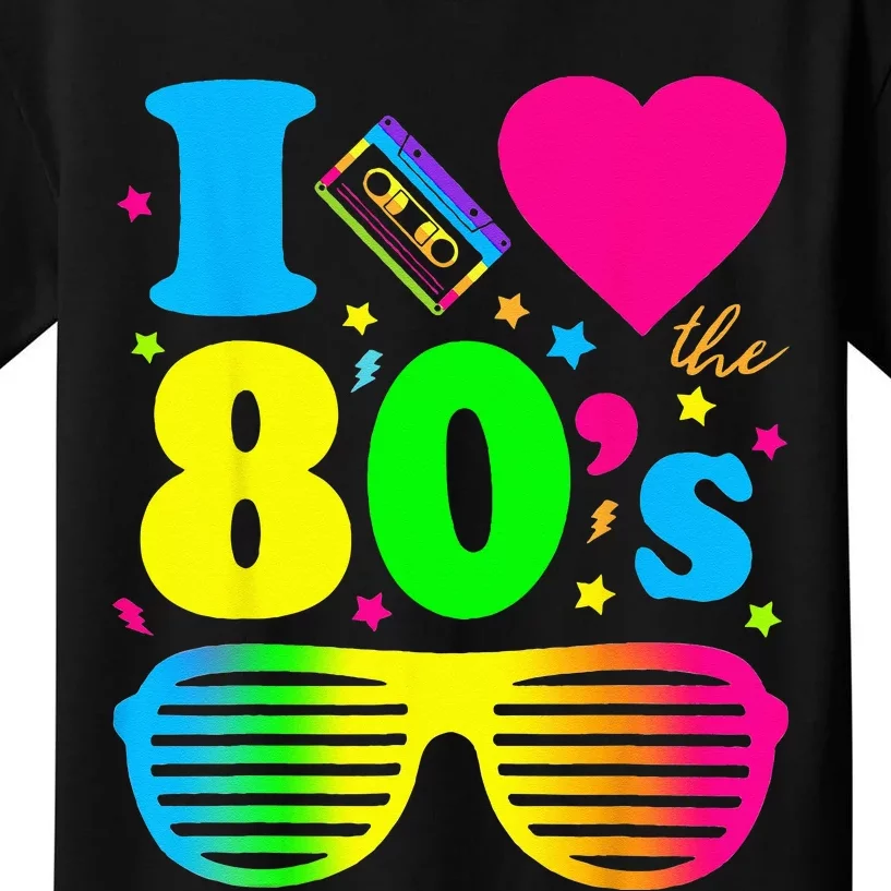 I Love The 80s Clothes For Women And Men Party Funny Kids T-Shirt