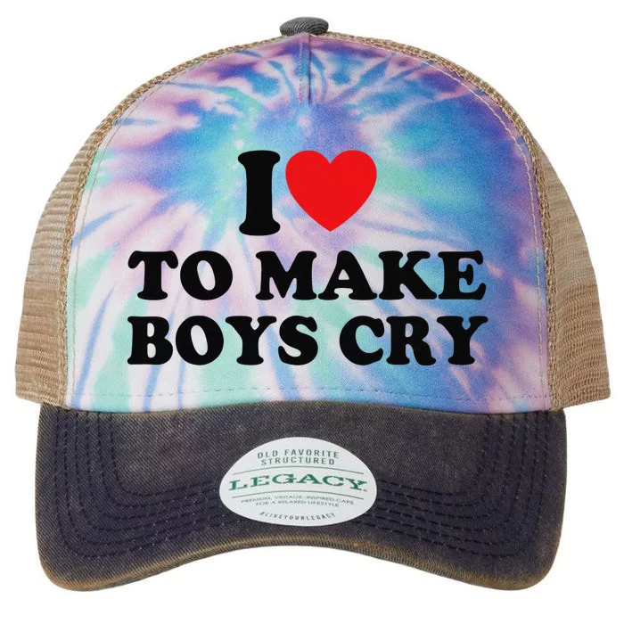 I Love To Make Cry Legacy Tie Dye Trucker Hat