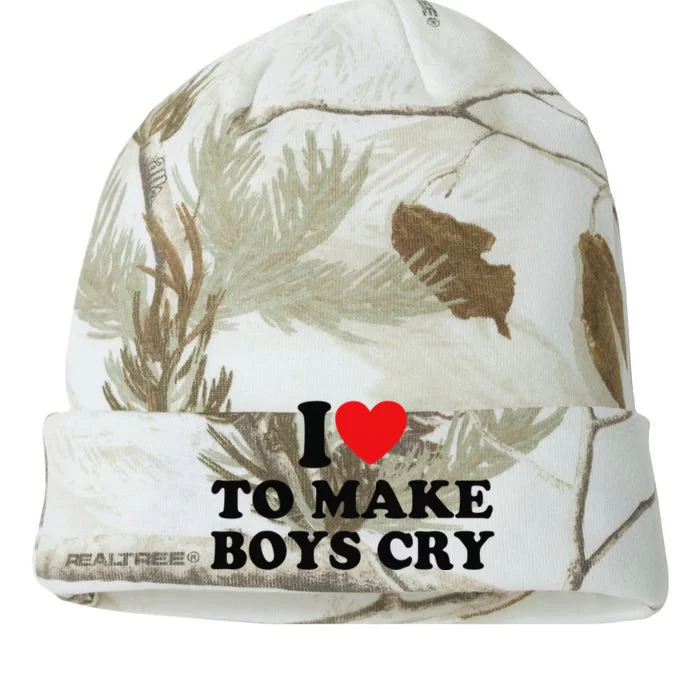 I Love To Make Cry Kati - 12in Camo Beanie