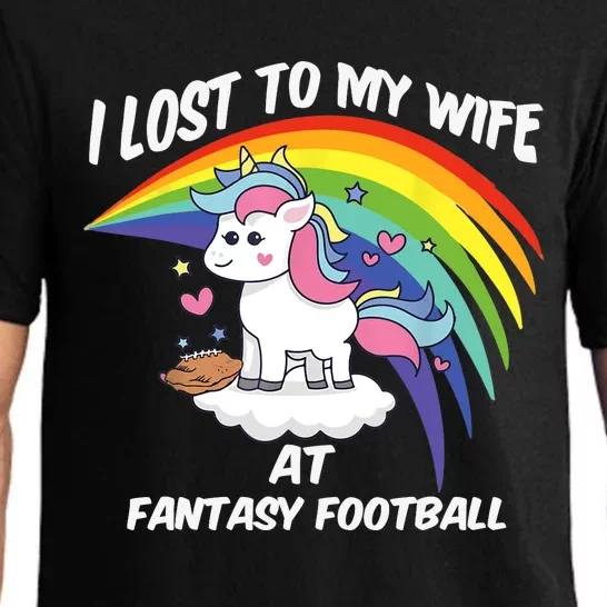 I Lost to My Wife at Fantasy Football Pajama Set