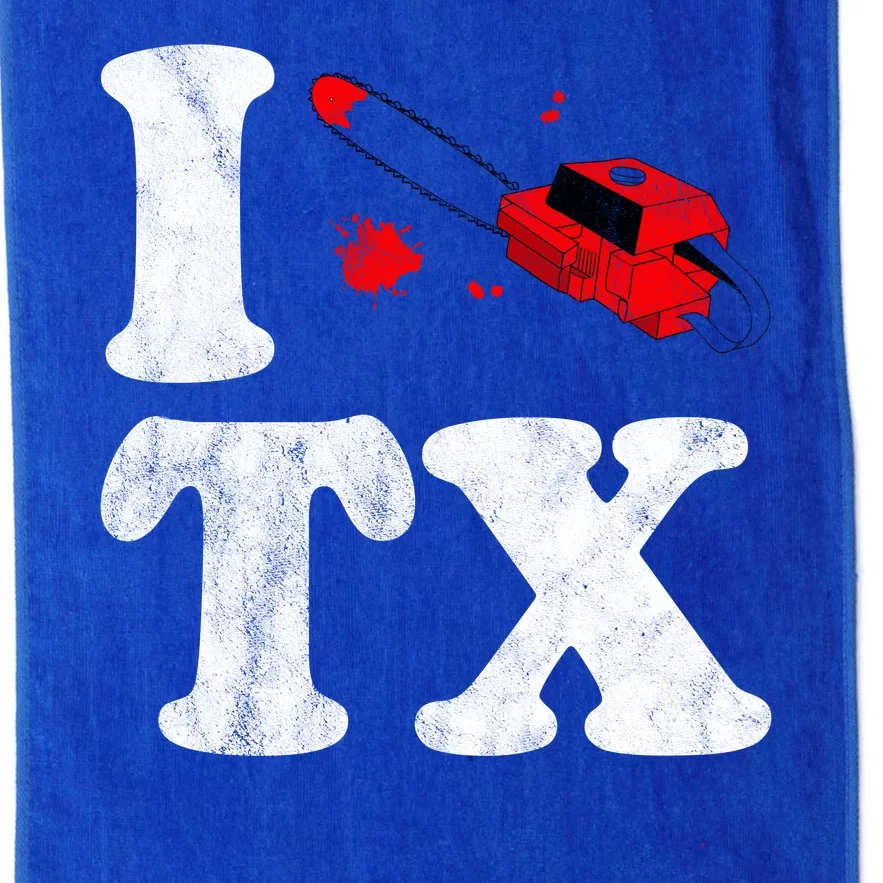 I Love Texas Chainsaw Platinum Collection Golf Towel