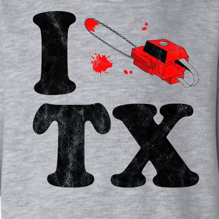 I Love Texas Chainsaw Toddler Hoodie