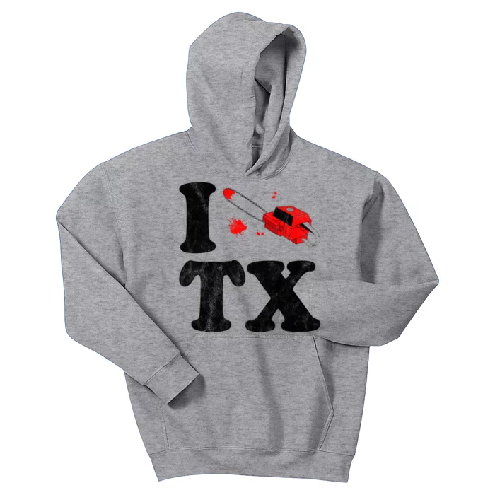 I Love Texas Chainsaw Kids Hoodie