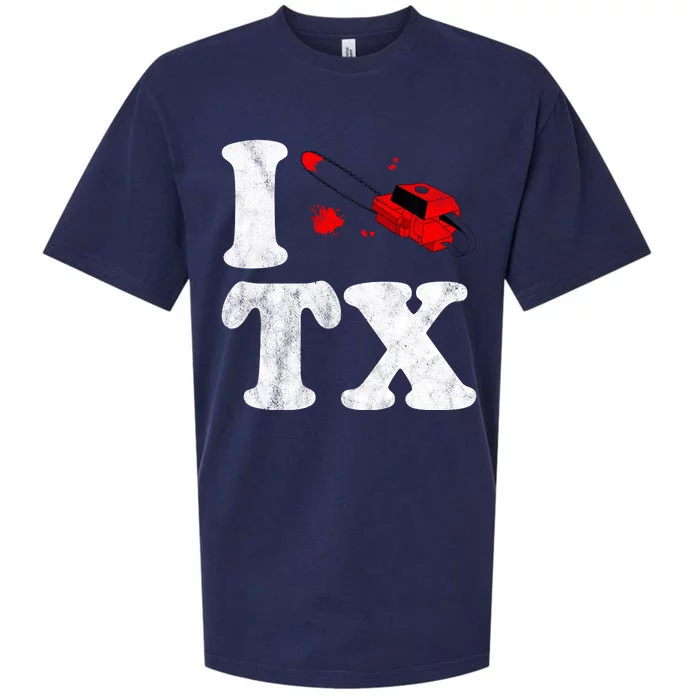 I Love Texas Chainsaw Sueded Cloud Jersey T-Shirt