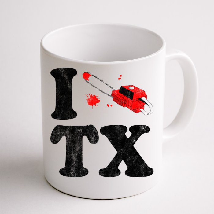 I Love Texas Chainsaw Front & Back Coffee Mug